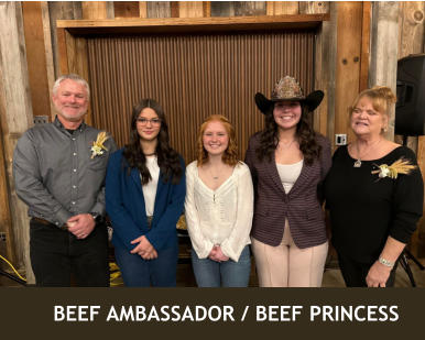 BEEF AMBASSADOR / BEEF PRINCESS