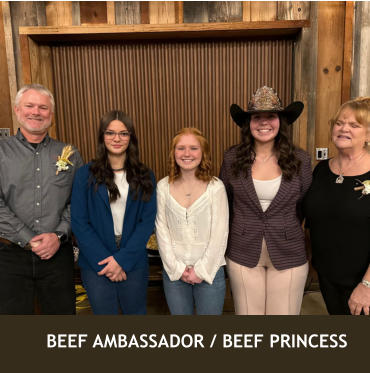 BEEF AMBASSADOR / BEEF PRINCESS