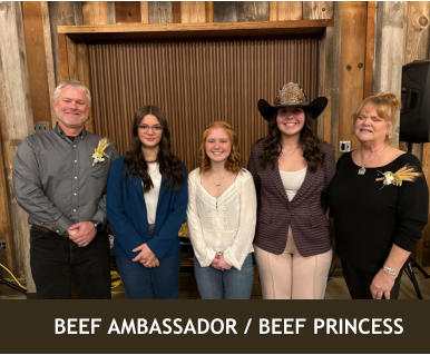 BEEF AMBASSADOR / BEEF PRINCESS